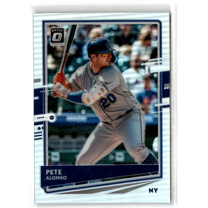 2020 Donruss Optic Carolina Blue and White Pete Alonso #187