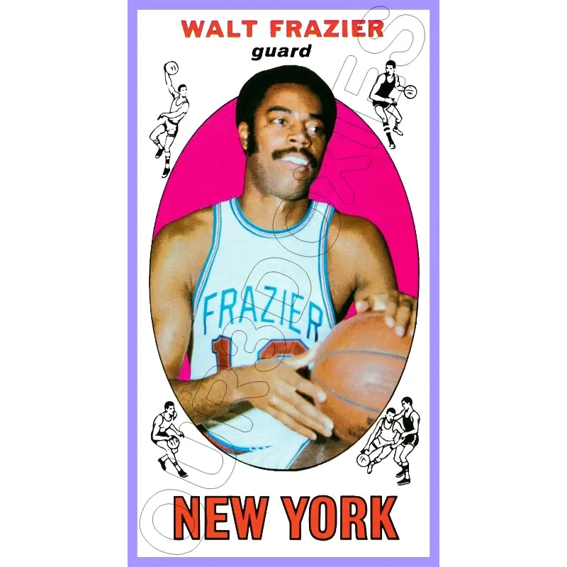 Walt Frazier 1969 Topps Tall Boy Reproduction Card - 4545