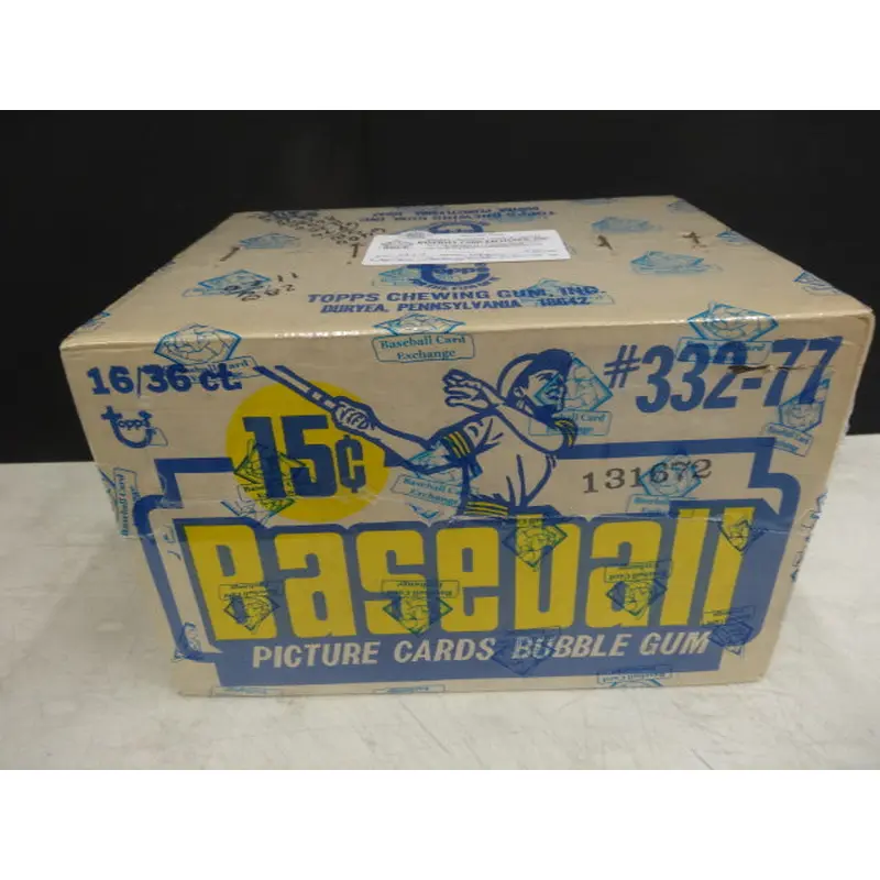 1977 Topps Baseball Unopened Wax Case (16 Box) (Sealed) (BBCE)