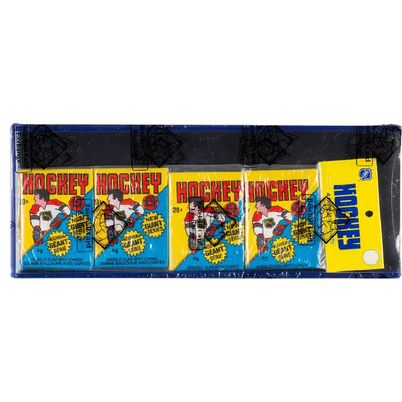 1980/81 OPC O-Pee-Chee Hockey Unopened Wax Pack Rack Pack