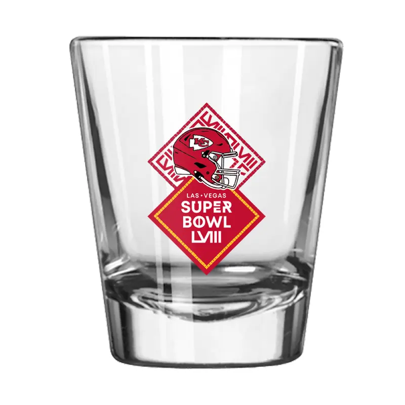Kansas City Chiefs 2oz SB 58 Bound Shot Glass