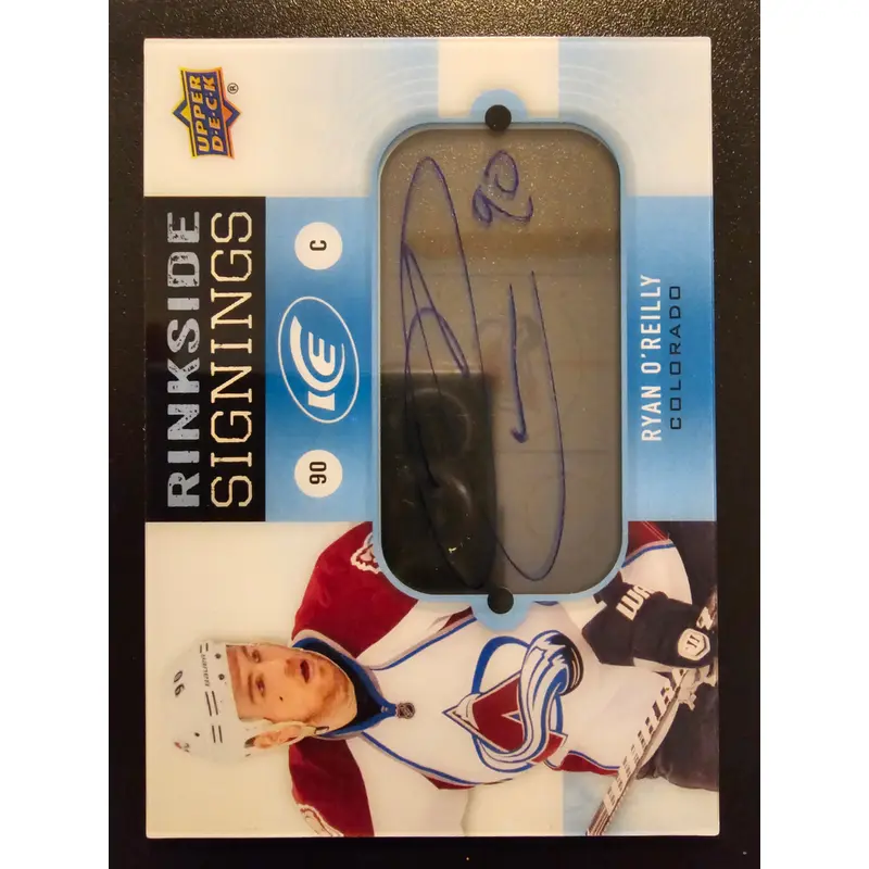2014-15 Upper Deck Ice - Rinkside Signings - Ryan O'Reilly #RS-RO
