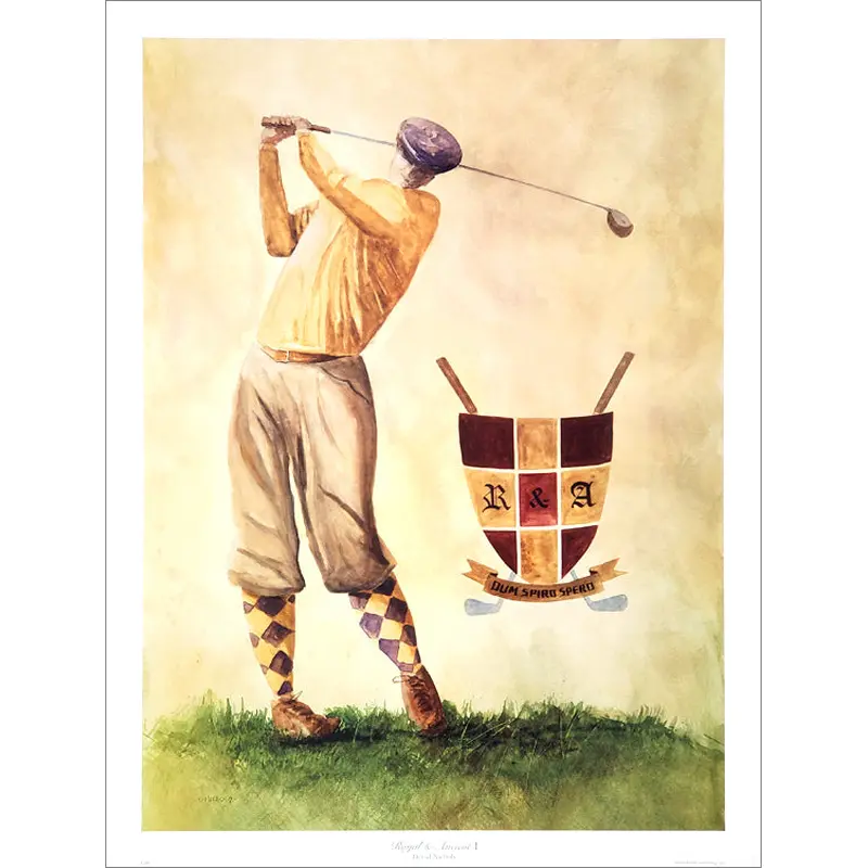 Golf Classic Art "Royal and Ancient I" Poster Print - Directional Publishing