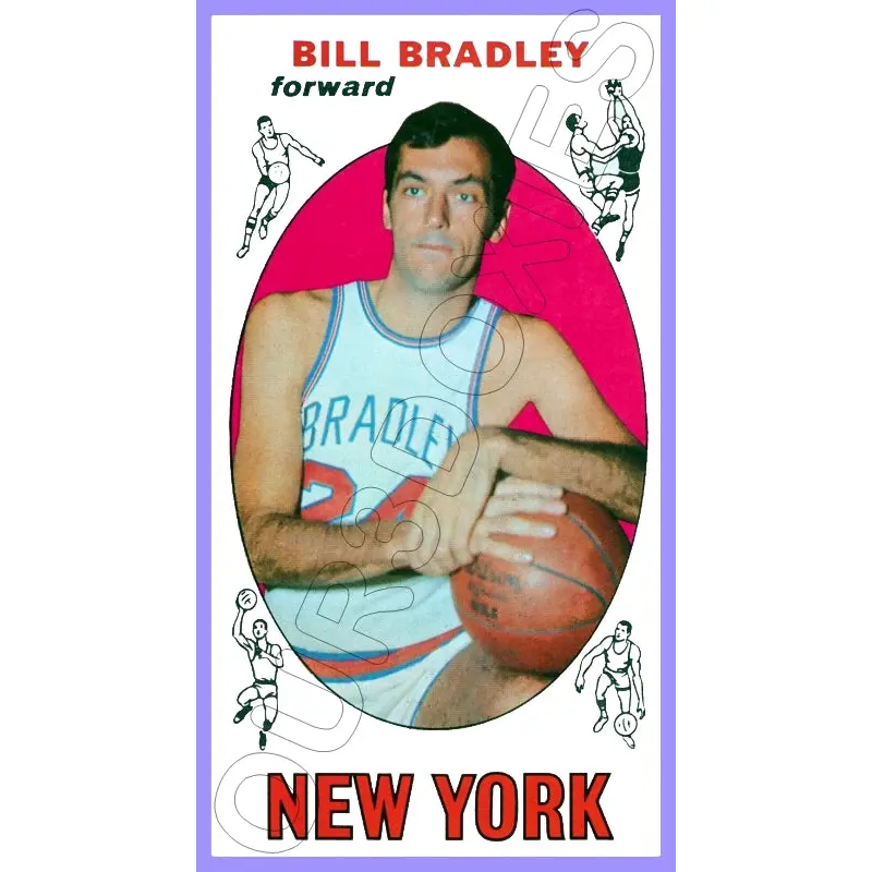 Bill Bradley 1969 Topps Tall Boy Reproduction Card - 4543