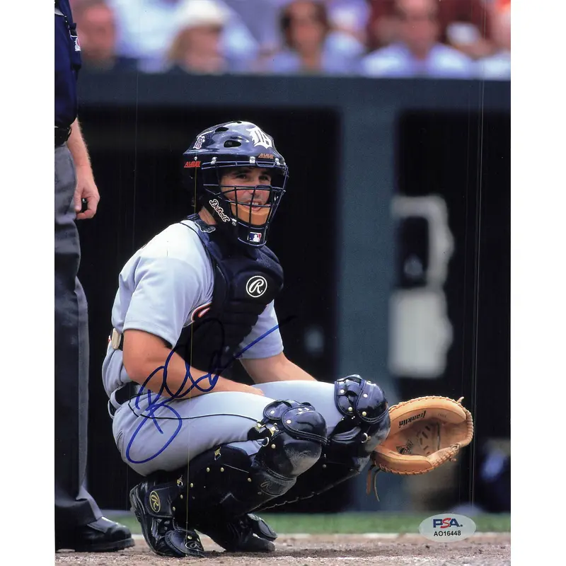 Brad Ausmus signed 8x10 photo PSA/DNA Detroit Tigers Autographed