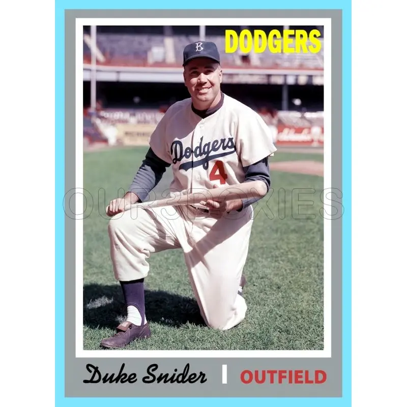 Duke Snider 1970 Topps Custom Card - 4575