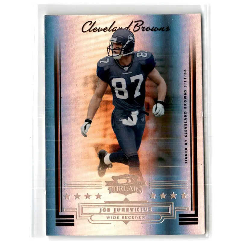 2006 Donruss Threads Bronze Holofoil Joe Jurevicius #82 246/250
