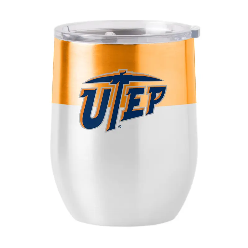 UTEP 16oz Colorblock Stainless Curved Beverage