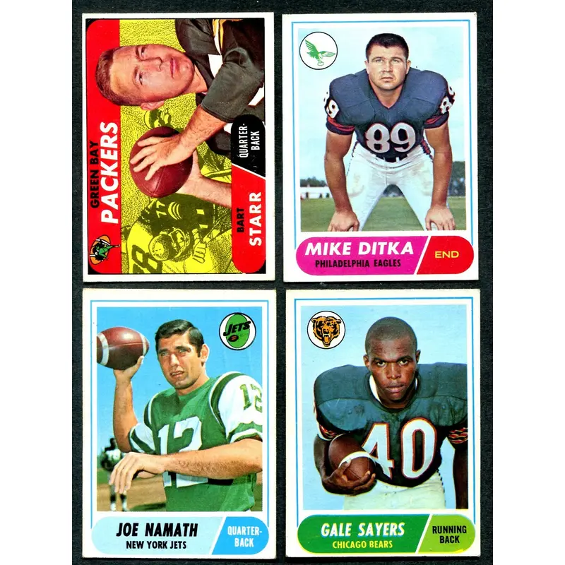 1968 Topps Football Complete Set VG VG/EX (219) (24-531)