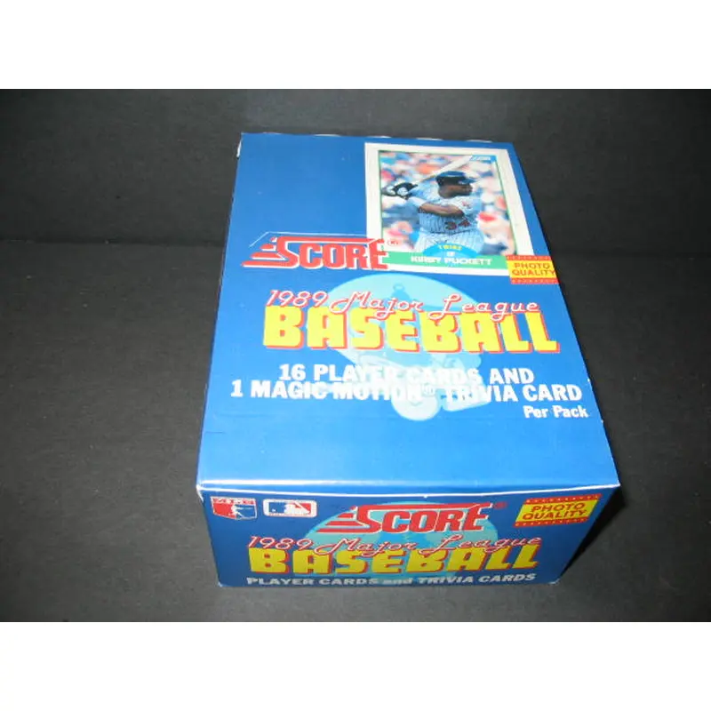 1989 Score Baseball Box