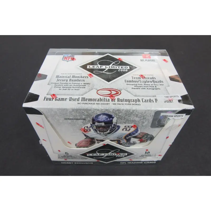 2008 Donruss Leaf Limited Football Box (Hobby)