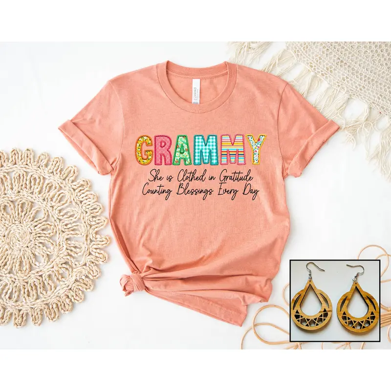 Grammy- Floral Stitch