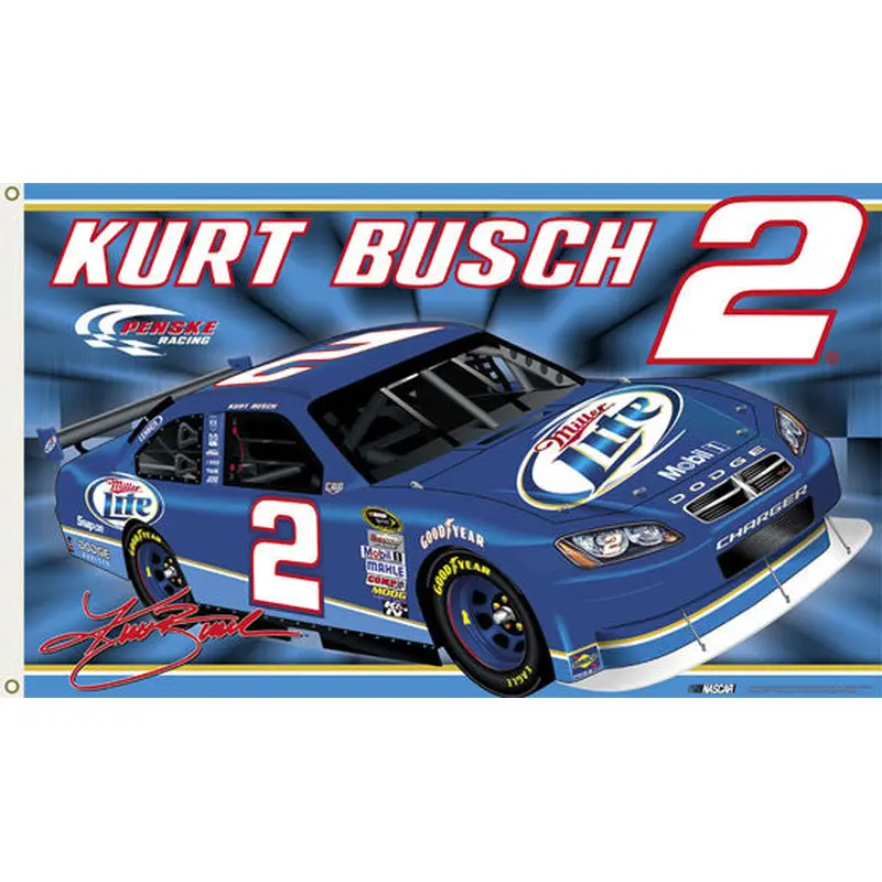 Kurt Busch "Kurt Nation" 3'x5' Flag (2008 Edition)