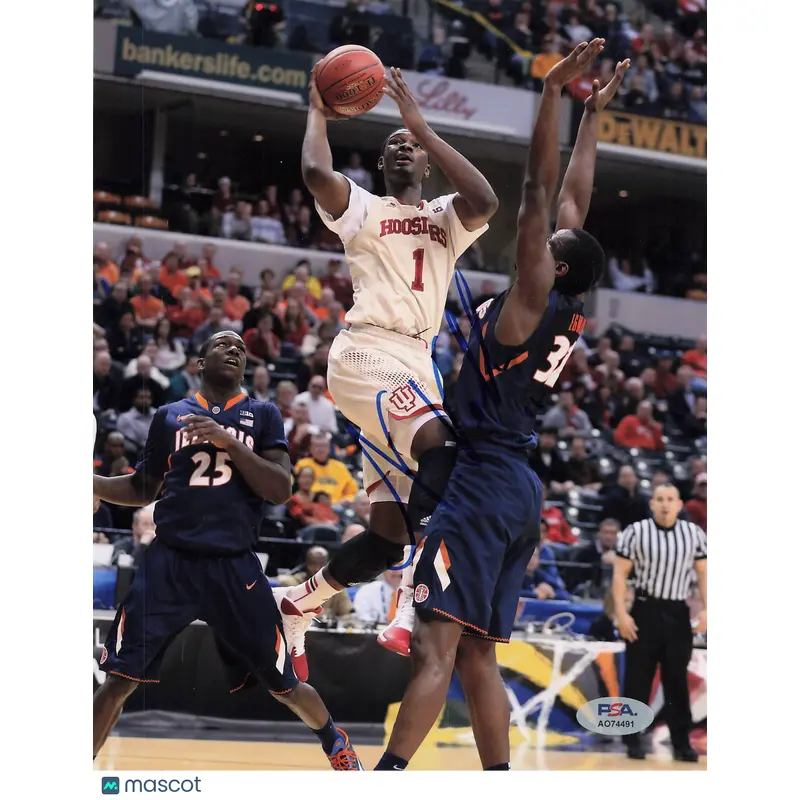 Noah Vonleh Signed photo PSA Indiana Hoosiers