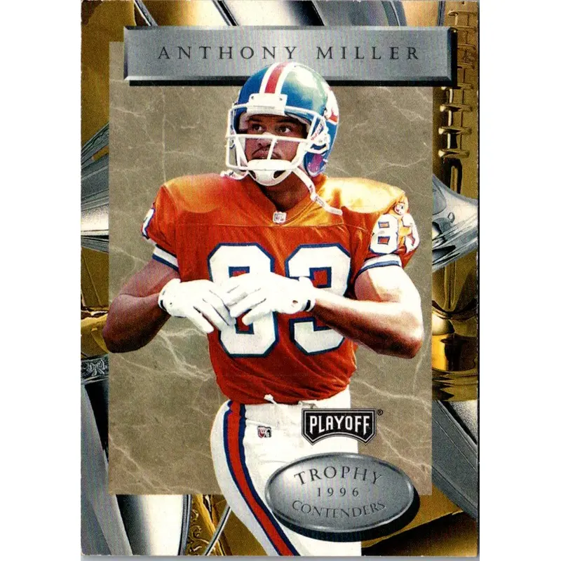 1996 Playoff Trophy Contenders Anthony Miller #69