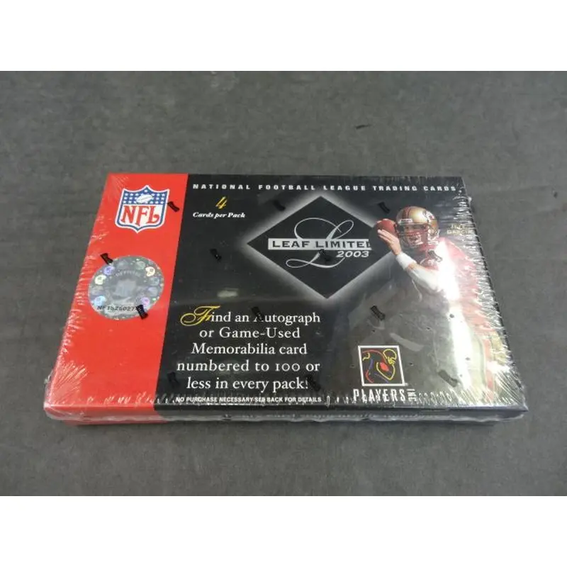 2003 Leaf Limited Football Unopened Pack (Hobby)