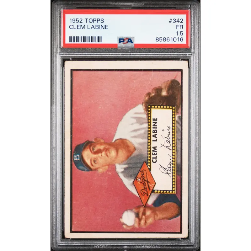 Clem Labine 1952 Topps #342 PSA 1.5
