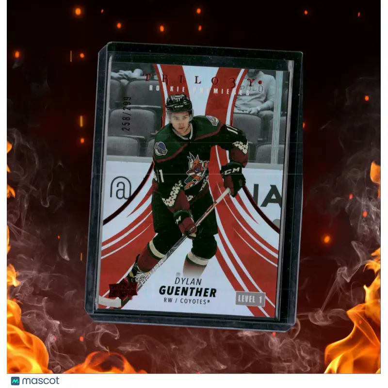 2022-23 Upper Deck Trilogy Dylan Guenther Level 1 Red Rookie 258/299 #139