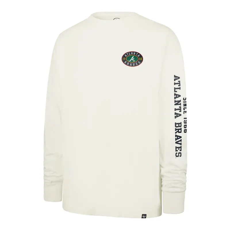 ATLANTA BRAVES TIDE SWEEP MONTAUK '47 FOUNDATION LONG SLEEVE TEE