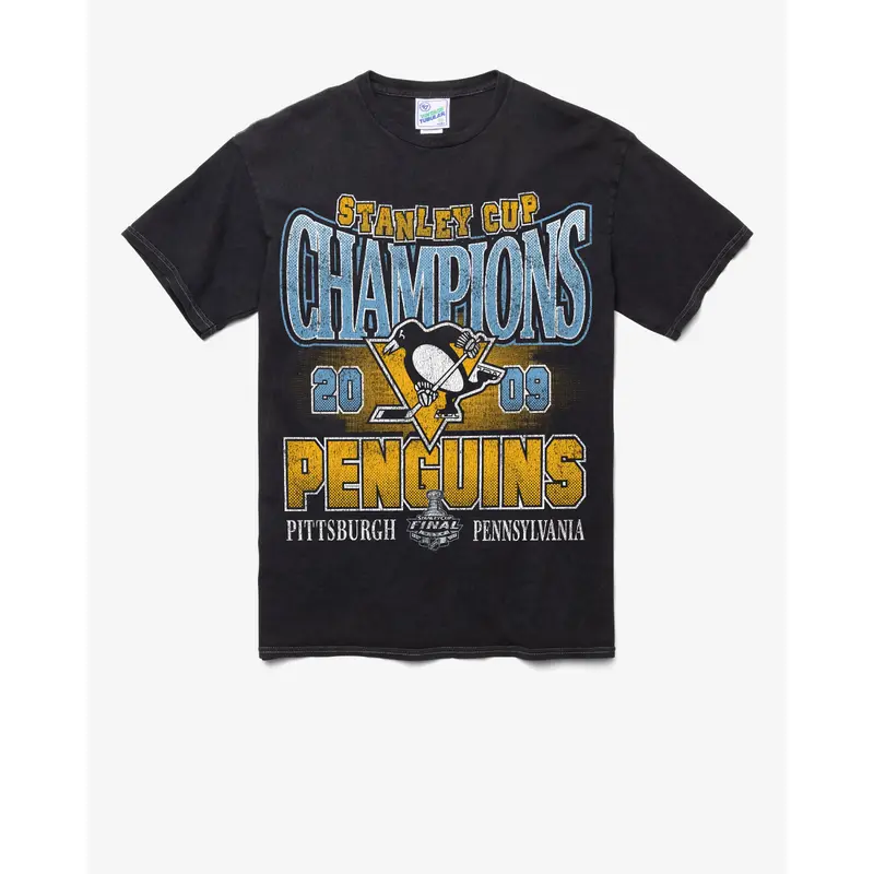 PITTSBURGH PENGUINS VINTAGE STANLEY LOCKER VINTAGE '47 TUBULAR TEE