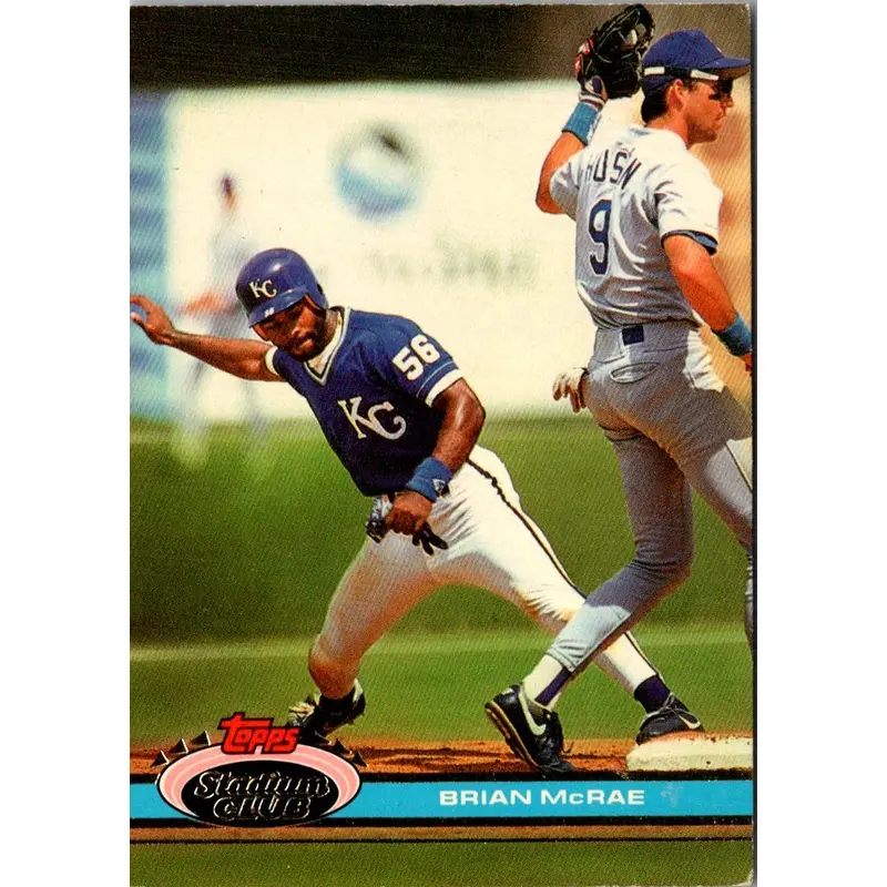 1991 Stadium Club Brian McRae #478 Rookie