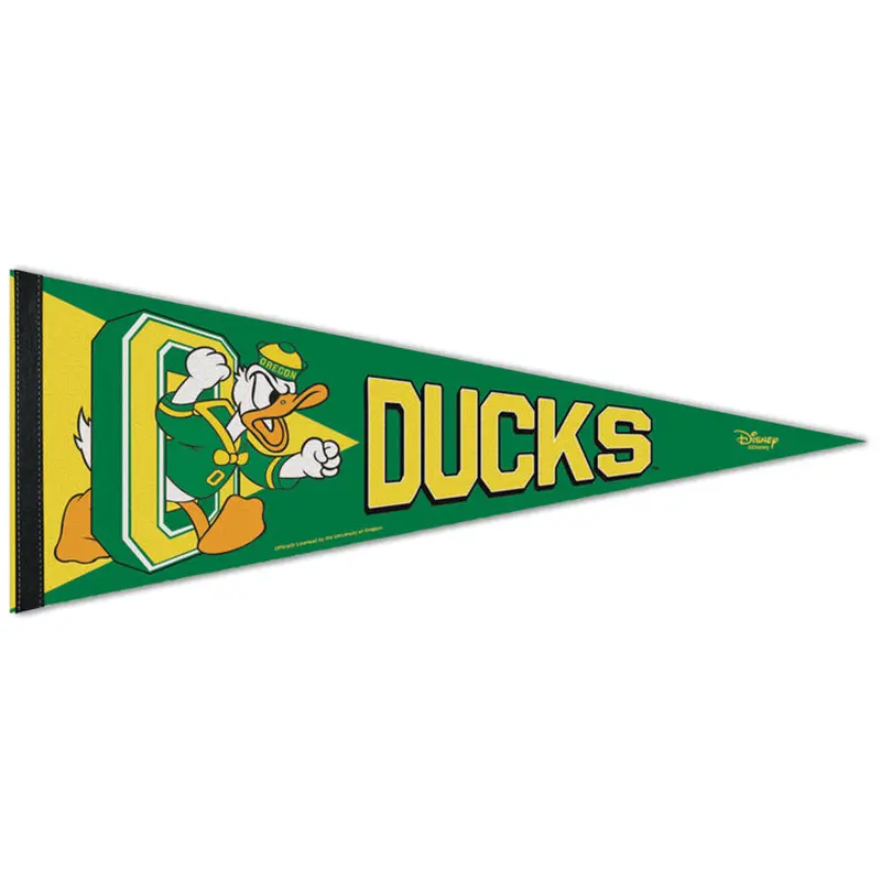 Oregon Ducks "Fightin' Donald" Official NCAA/Disney Premium Felt Pennant - Wincraft Inc.