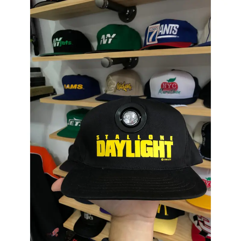Vintage 1996 Daylight Stallone Movie Promo Flashlight Snapback
