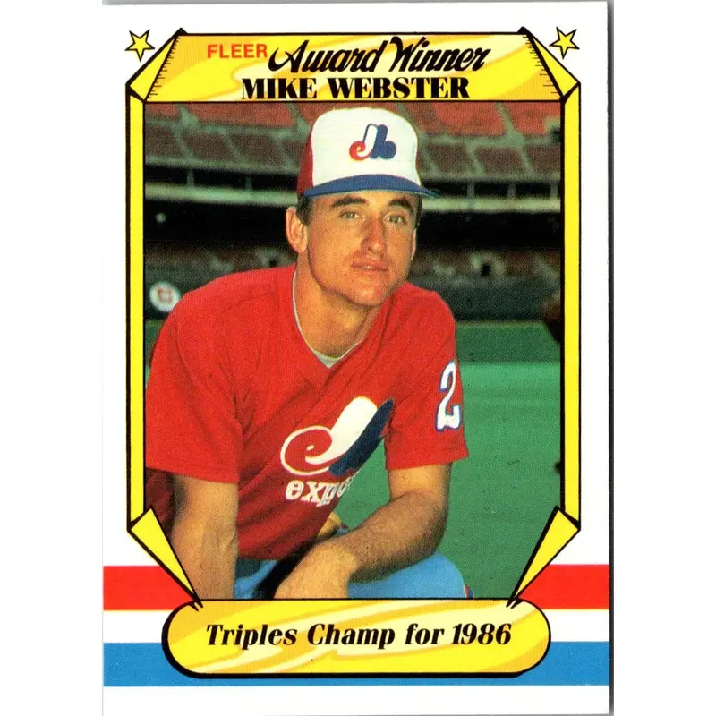 1987 Fleer Award Winners Mike Webster #41