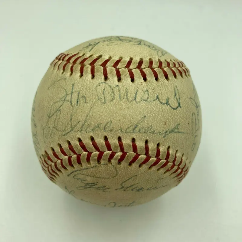 1967 St. Louis Cardinals World Series Champs Team Signed Baseball JSA COA