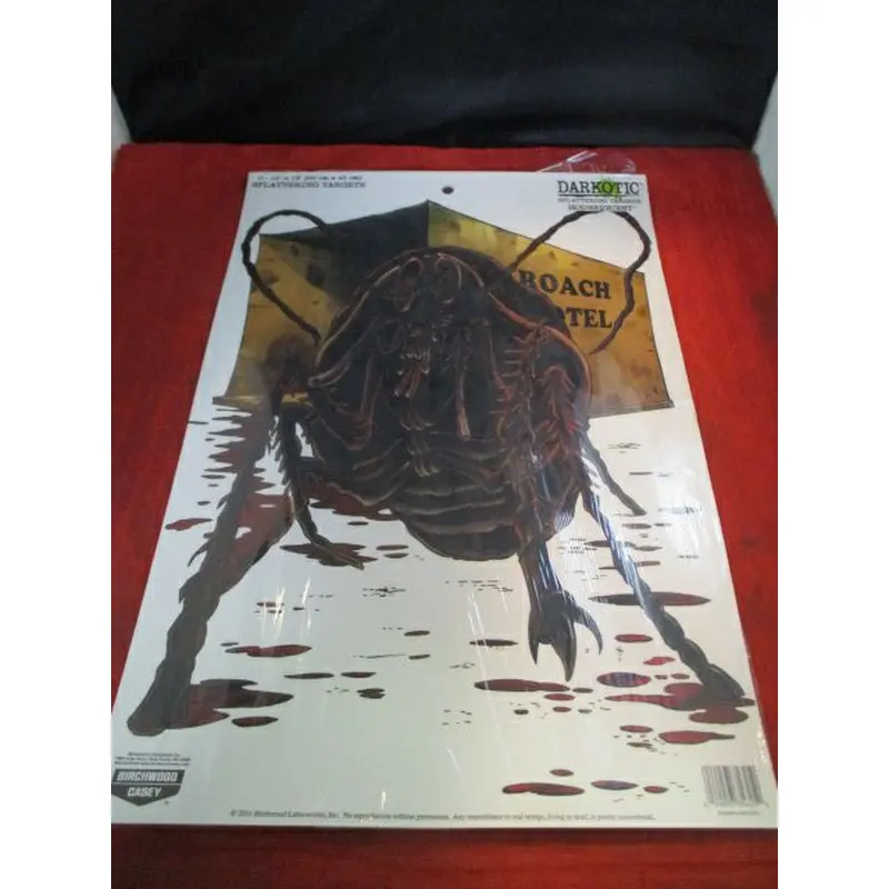 Birchwood Casey Darkotic House Guest - 8- 12" x 18" Splattering Targets