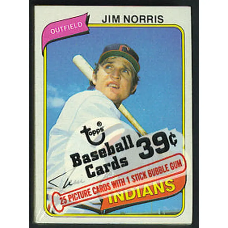 1980 Topps Baseball Unopened Cello Pack