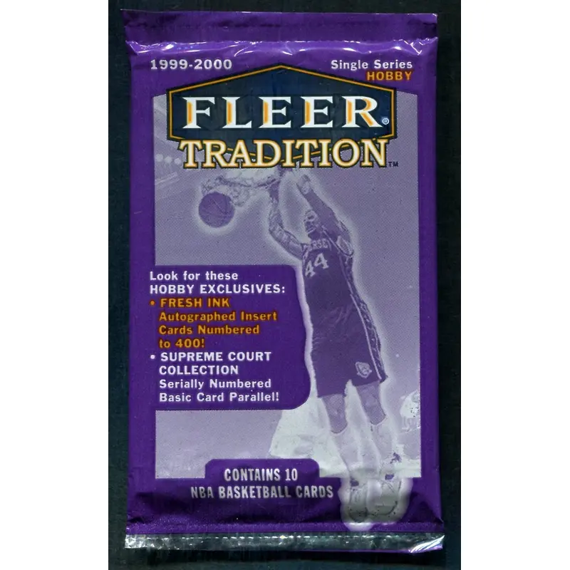 1999/00 Fleer Tradition Basketball Unopened Pack (Hobby) (10)