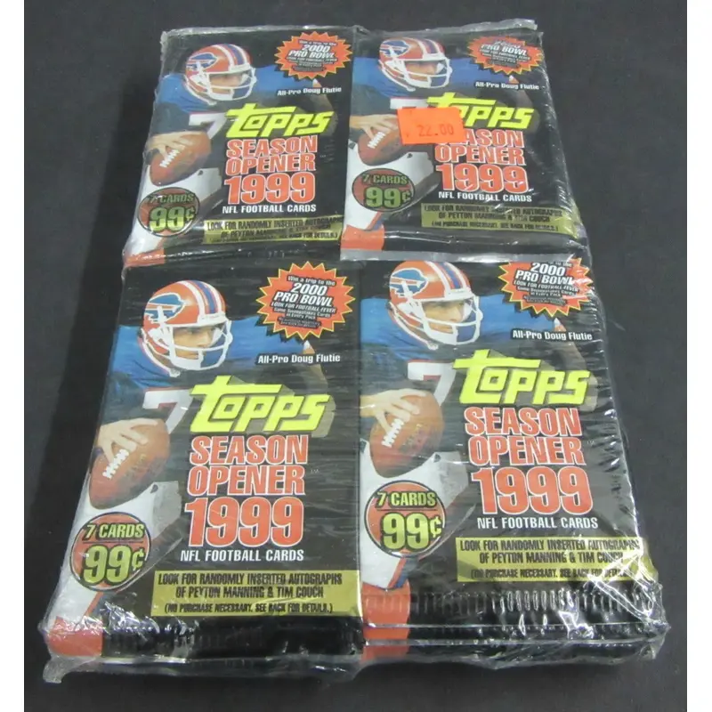 1999 Topps Season Opener Football (Lot of 24 packs)