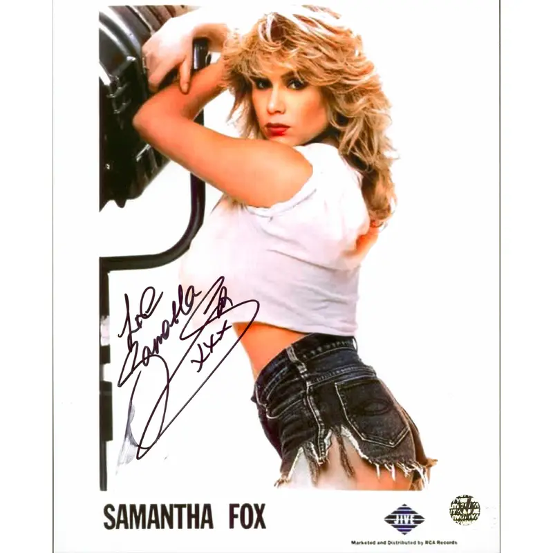 Samantha Fox "Love" Authentic Signed 8x10 Photo Autographed Wizard World #029709