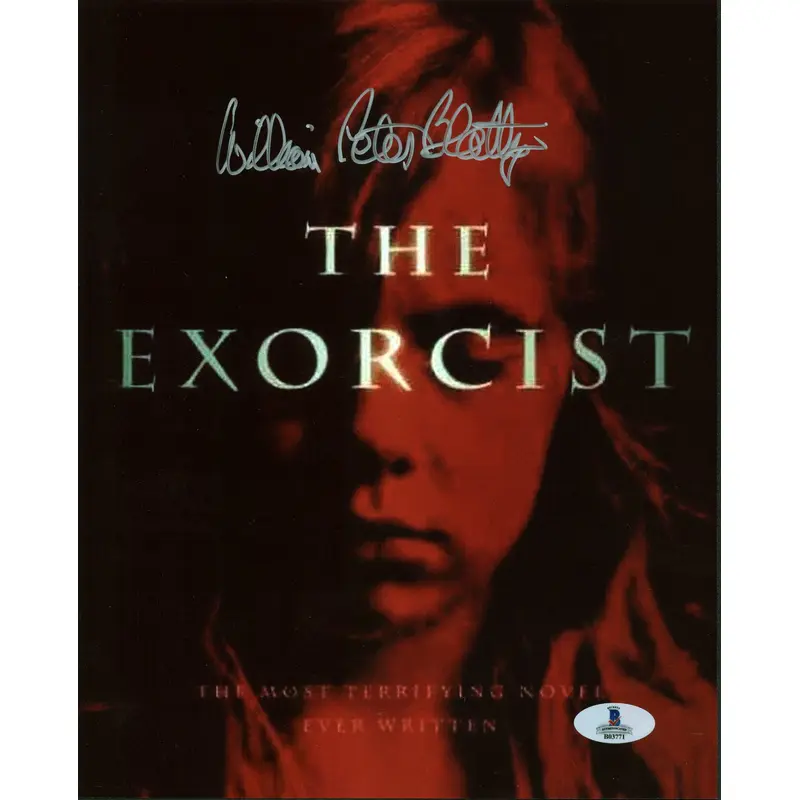 William Peter Blatty The Exorcist Authentic Signed 8X10 Photo BAS #B03771