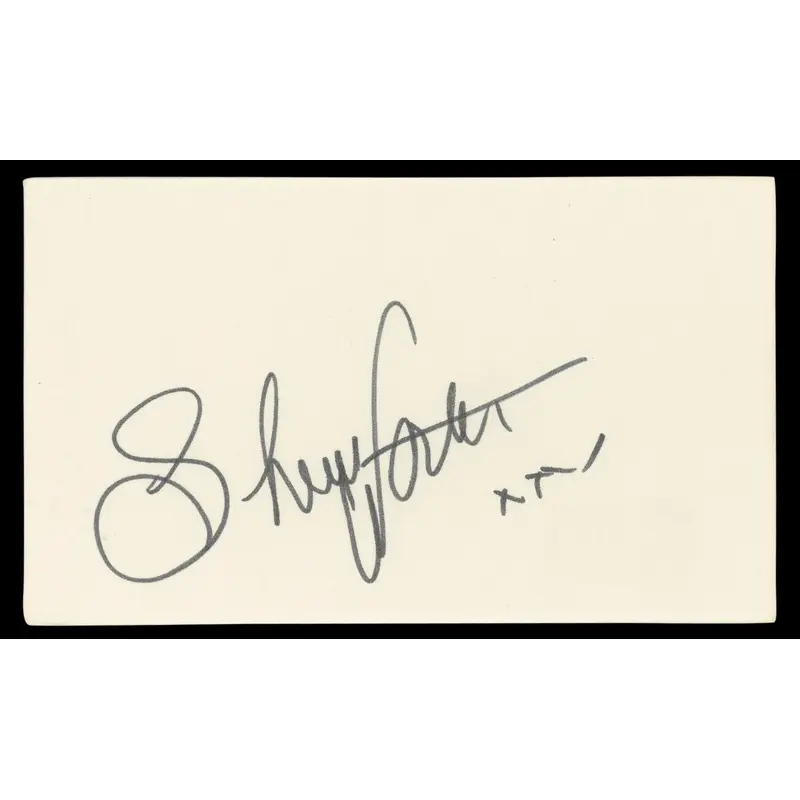 Sheree North Breakout Authentic Signed 3x5 Index Card Autographed BAS #BL98794