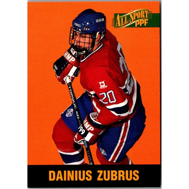 1996 Score Martin Gelinas #98