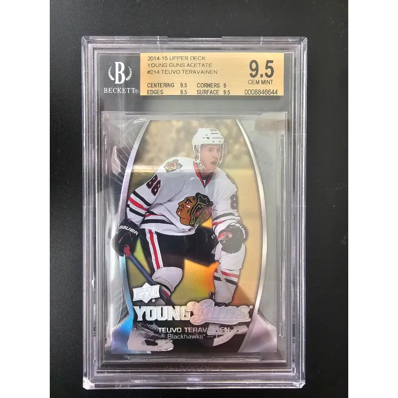 2014-15 Upper Deck - Acetate Young Guns - Young Guns - Teuvo Teravainen #214 BGS 9.5 RC