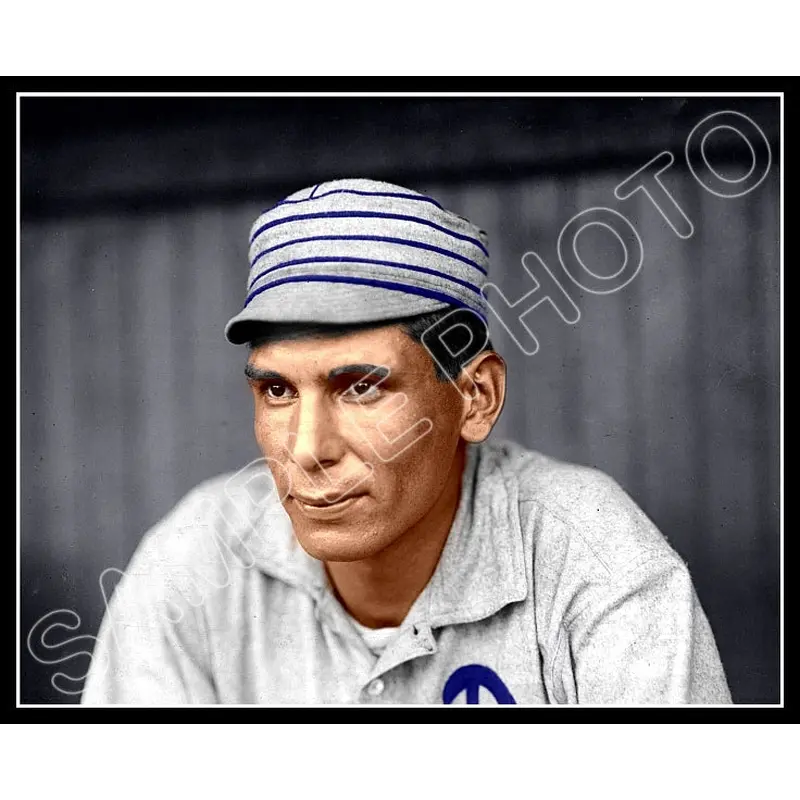 Chief Bender Colorized 8X10 Photo - Athletics A's 1911 T205 Card - 123