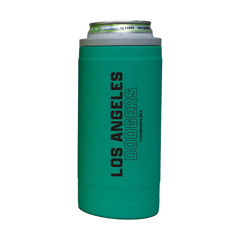 LA Dodgers 12oz Optic Stacked Soft Touch Slim Coolie