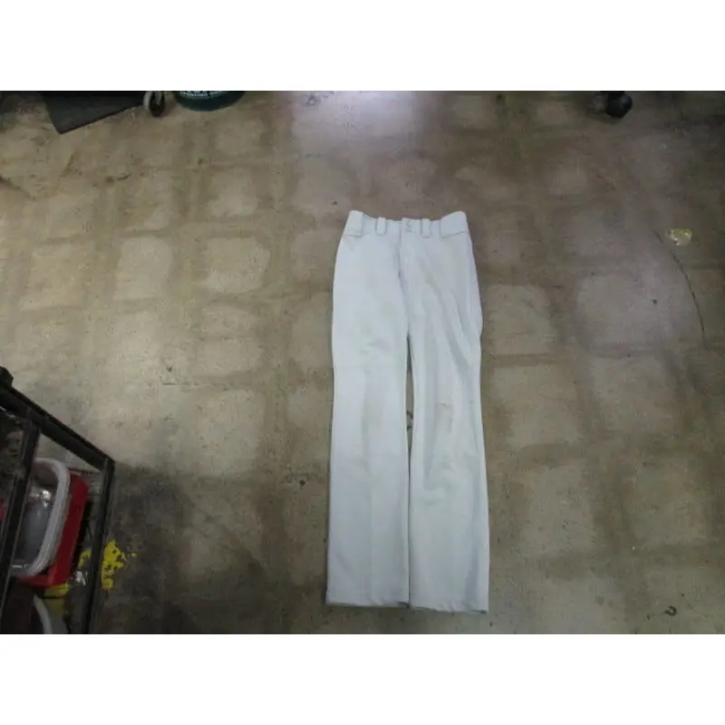 Used Mizuno Open Bottom Size Youth Large Baseball Pants (Has Holes)