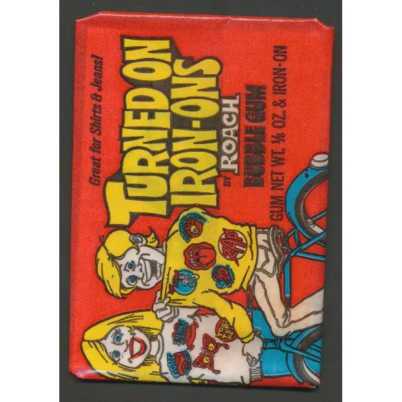 1978 Donruss Turned On Iron-Ons Unopened Wax Pack