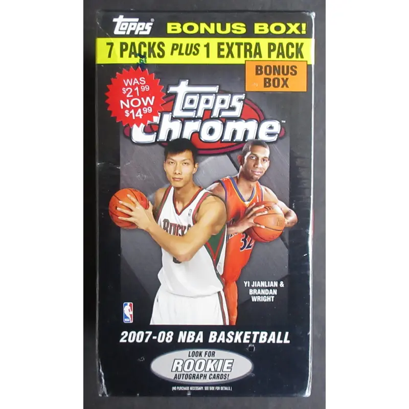 2007/08 Topps Chrome Basketball Blaster Box (8/4)