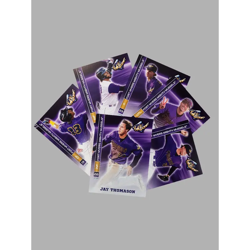 Fort Myers Mighty Mussels 2025 Team Cards