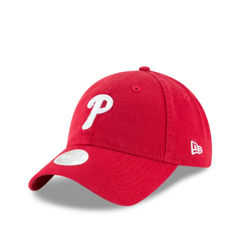 New Era 9Twenty Philadelphia Phillies Women's Red Cap Logo