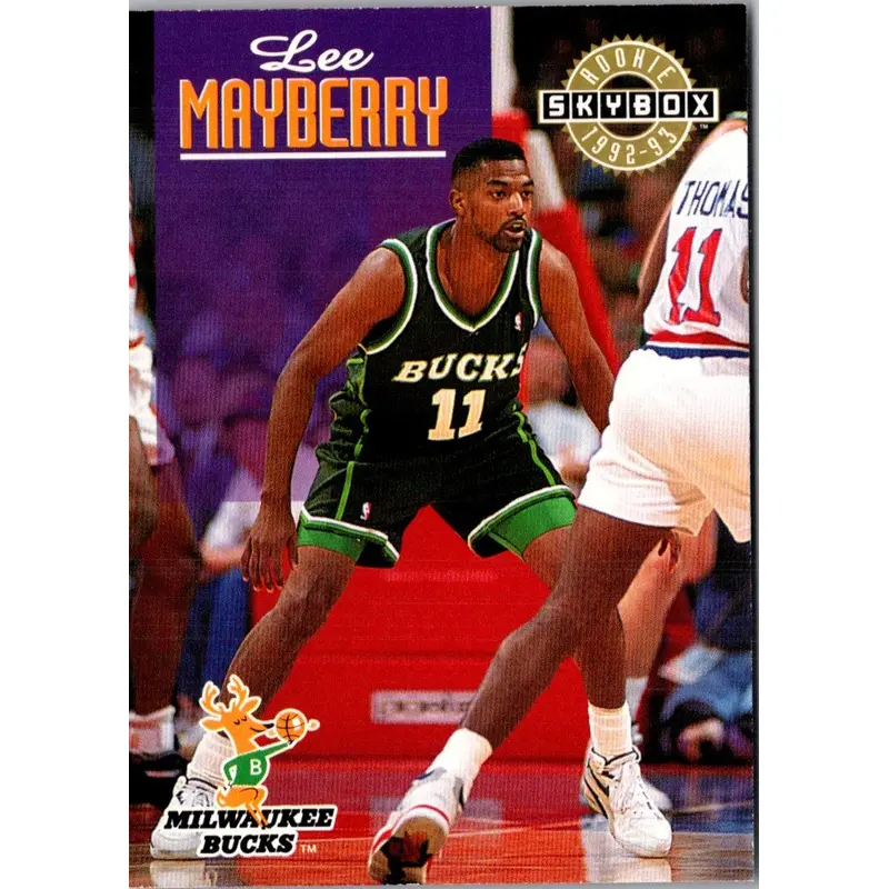 1992 SkyBox Lee Mayberry #365 Rookie