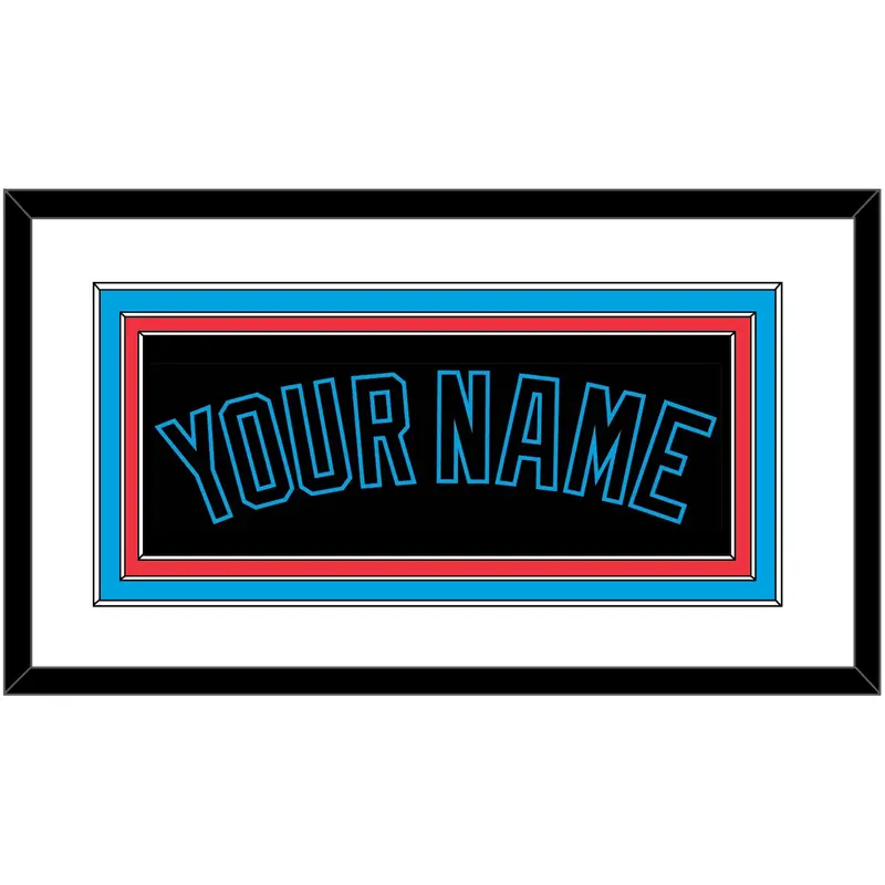 Miami Name - Alternate Black (2019-2023) - Triple Mat 1