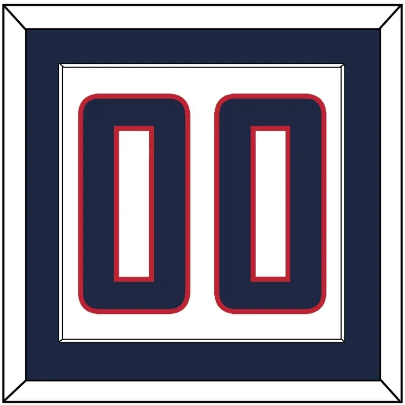 United States Mens Hockey Number - 2010 Olympics Home White - Single Mat 1