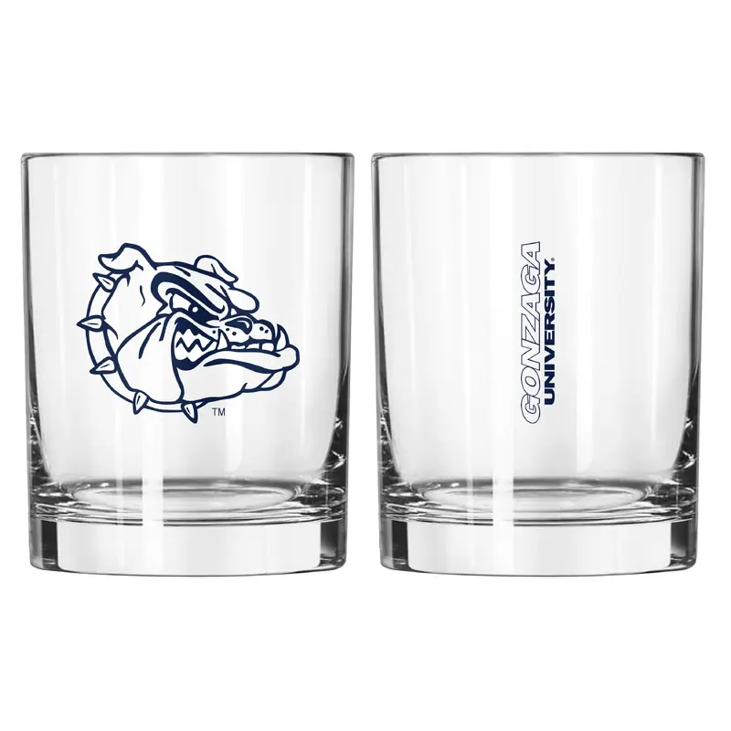 Gonzaga 14oz Gameday Rocks Glass