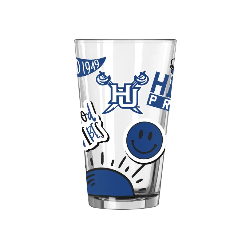Hampton University 16oz Native Pint Glass